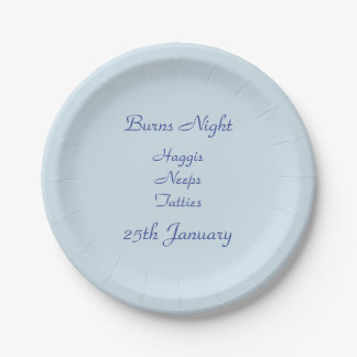 Assiettes En Carton Nuit de brûlures