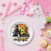 Assiettes En Carton Nuit d'Halloween effrayant (Fête)