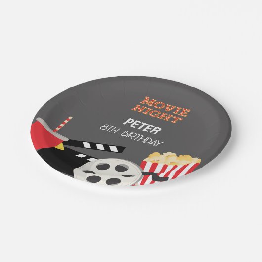 ASSIETTES EN CARTON NUIT DU FILM (Angle)