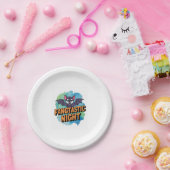 Assiettes En Carton Nuit fangtastique (Fête)