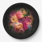 Assiettes En Carton Nuits Sultry Floral ID829 (Devant)
