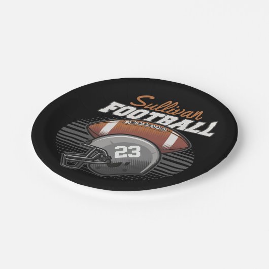 Assiettes En Carton Number Helmet (Angle)