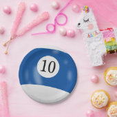 Assiettes En Carton Numéro 10 billiard (Fête)