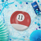 Assiettes En Carton Numéro 11 billiard (Fête)