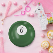 Assiettes En Carton Numéro 6 billiard (Fête)