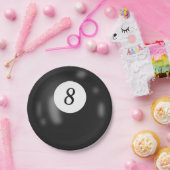 Assiettes En Carton Numéro 8 billiard (Fête)