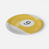 Assiettes En Carton Numéro 9 billiard (Angle)