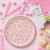 Assiettes En Carton Numéro aléatoire de 35 ans Motif Coral/Blanc (Fête)