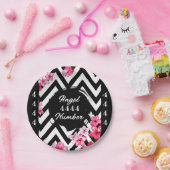 Assiettes En Carton Numéro d'ange "4444" (Fête)