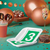 Assiettes En Carton Numéro trois