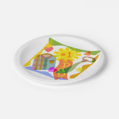 Assiettes En Carton Numéro Un papa (Angle)