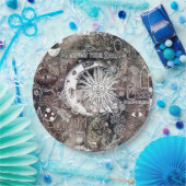 Assiettes En Carton Numérologie chanceuse Manifestation Magie Galaxie (Fête)