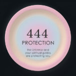 Assiettes En Carton Numérologie moderne des anges Aura 444<br><div class="desc">Détendez-vous le design spirituel ombre,  avec les numéros d'ange 444,  un nombre,  qui symbolise que vous êtes protégé par l'Univers et vos guides spirituels,  peu importe les difficultés que vous pourriez rencontrer.</div>