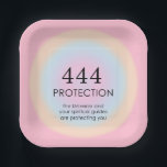 Assiettes En Carton Numérologie moderne des anges Aura 444<br><div class="desc">Détendez-vous le design spirituel ombre,  avec les numéros d'ange 444,  un nombre,  qui symbolise que vous êtes protégé par l'Univers et vos guides spirituels,  peu importe les difficultés que vous pourriez rencontrer.</div>