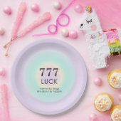 Assiettes En Carton Numéros d'ange Numérologie 777 Chuck (Fête)