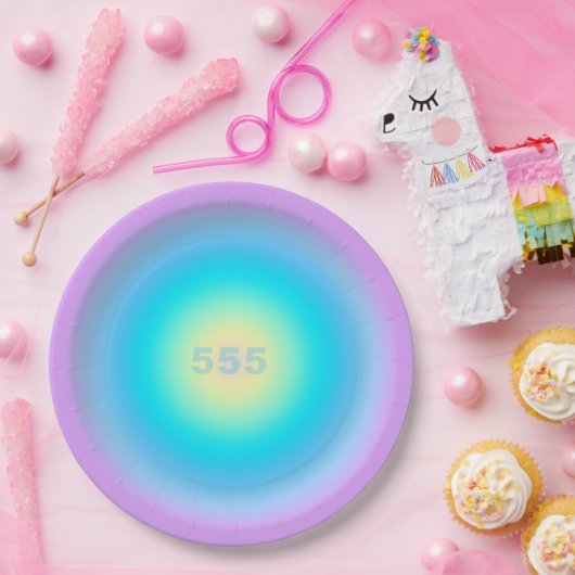 Assiettes En Carton Numéros D'Angle 555 - Changements À L'Horizon (Fête)