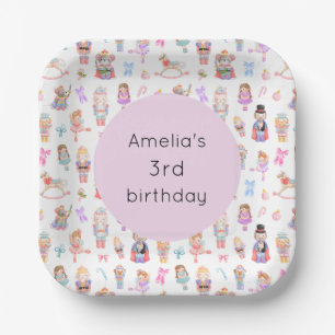 Assiettes En Carton Nutcracker Anniversaire