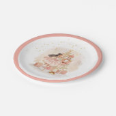 Assiettes En Carton Nutcracker Ballerina Christmas (Angle)