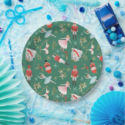 Assiettes En Carton Nutcracker Ballerina Noël (Fête)