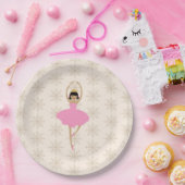 Assiettes En Carton Nutcracker Ballerina Snowflake Pattern (Fête)
