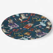 Assiettes En Carton Nutcracker Ballet Christmas Navy Xmas Party (Angle)