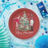 Assiettes En Carton Nutcracker Ballet Dancer Noël (Fête)