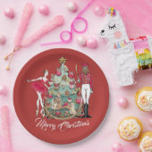 Assiettes En Carton Nutcracker Ballet Dancer Noël (Fête)