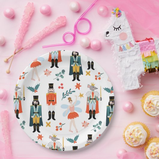 Assiettes En Carton Nutcracker Ballet Noël (Fête)