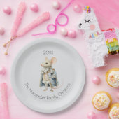 Assiettes En Carton Nutcracker de Noël Souris King Aquarelle (Fête)