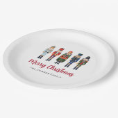 Assiettes En Carton Nutcracker mignon Joyeux Noël (Angle)