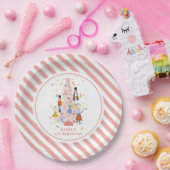 Assiettes En Carton Nutcracker Pink Christmas Tree Anniversaire (Fête)