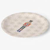 Assiettes En Carton Nutcracker Snowflake Pattern Holiday  (Angle)