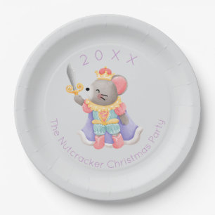 Assiettes En Carton Nutcracker Souris King Noël
