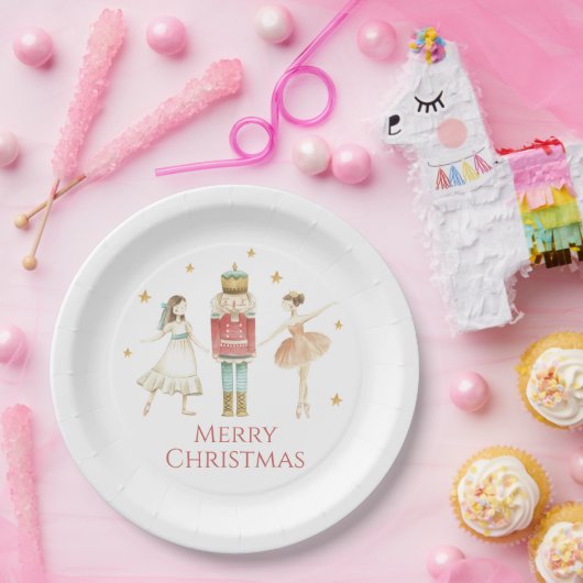 Assiettes En Carton Nutcracker Winter Ballet Noël (Fête)