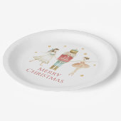 Assiettes En Carton Nutcracker Winter Ballet Noël (Angle)