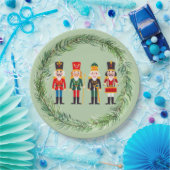 Assiettes En Carton Nutcrackers (Fête)