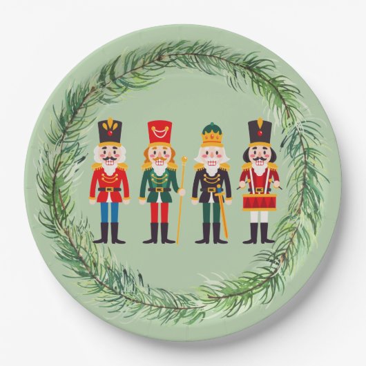 Assiettes En Carton Nutcrackers (Devant)