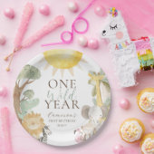 Assiettes En Carton Nyala Safari Animaux Une année sauvage Premier ann (Fête)