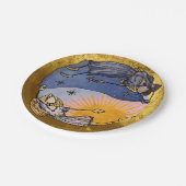 Assiettes En Carton Nyx et Hespera (Nuit et Jour) (Angle)