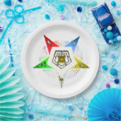 ASSIETTES EN CARTON O.E.S. (Fête)