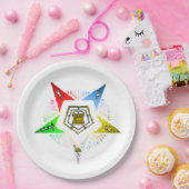 ASSIETTES EN CARTON O.E.S. (Fête)