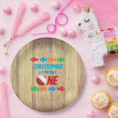 Assiettes En Carton O-Fish-Ally Une pêche 1er anniversaire (Fête)