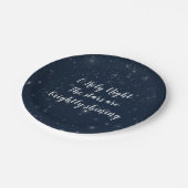 Assiettes En Carton O Holy Night Stars Chanson de Noël (Angle)