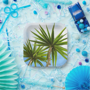 Assiettes En Carton Oasis Tropical