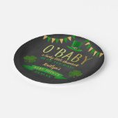 Assiettes En Carton O'Baby St. Patrick's Day Baby shower (Angle)