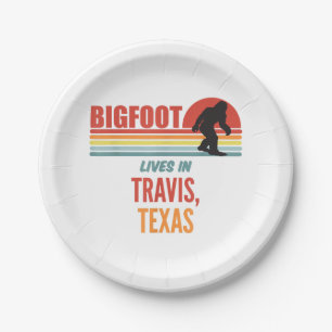 Assiettes En Carton Observation de Bigfoot à Travis Texas