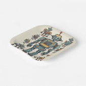 Assiettes En Carton Obtenez dans Gear Robot Anniversaire - Gros Robot (Angulaire)