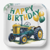 Assiettes En Carton Obtenir dans le tracteur d'engrenage 3e anniversai (Recto)
