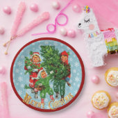 Assiettes En Carton Obtenir l'arbre de Noël (Fête)
