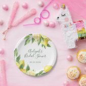 Assiettes En Carton Occasion spéciale d'aquarelle de citron (Fête)